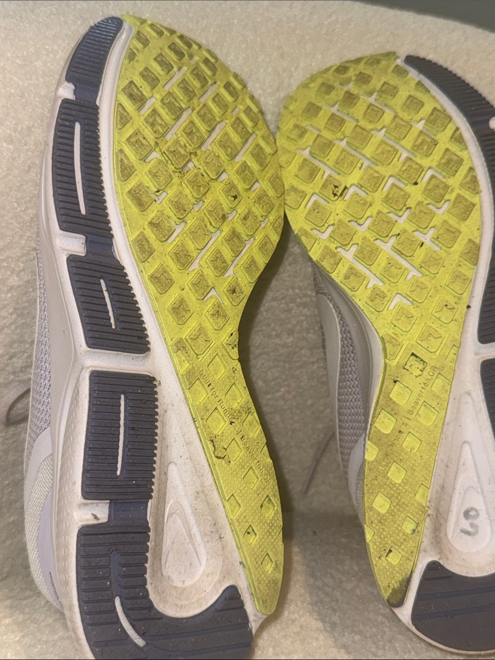 Nike Zoom Span Women's Gray & Lilac Running Sneakers - Picture 10 of 10